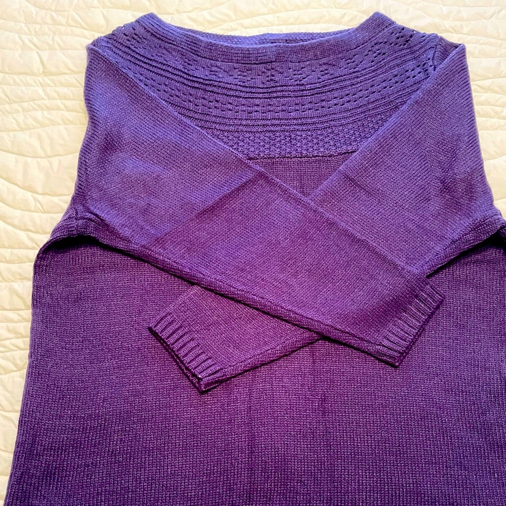 Purple Lane Bryant sweater 14/16